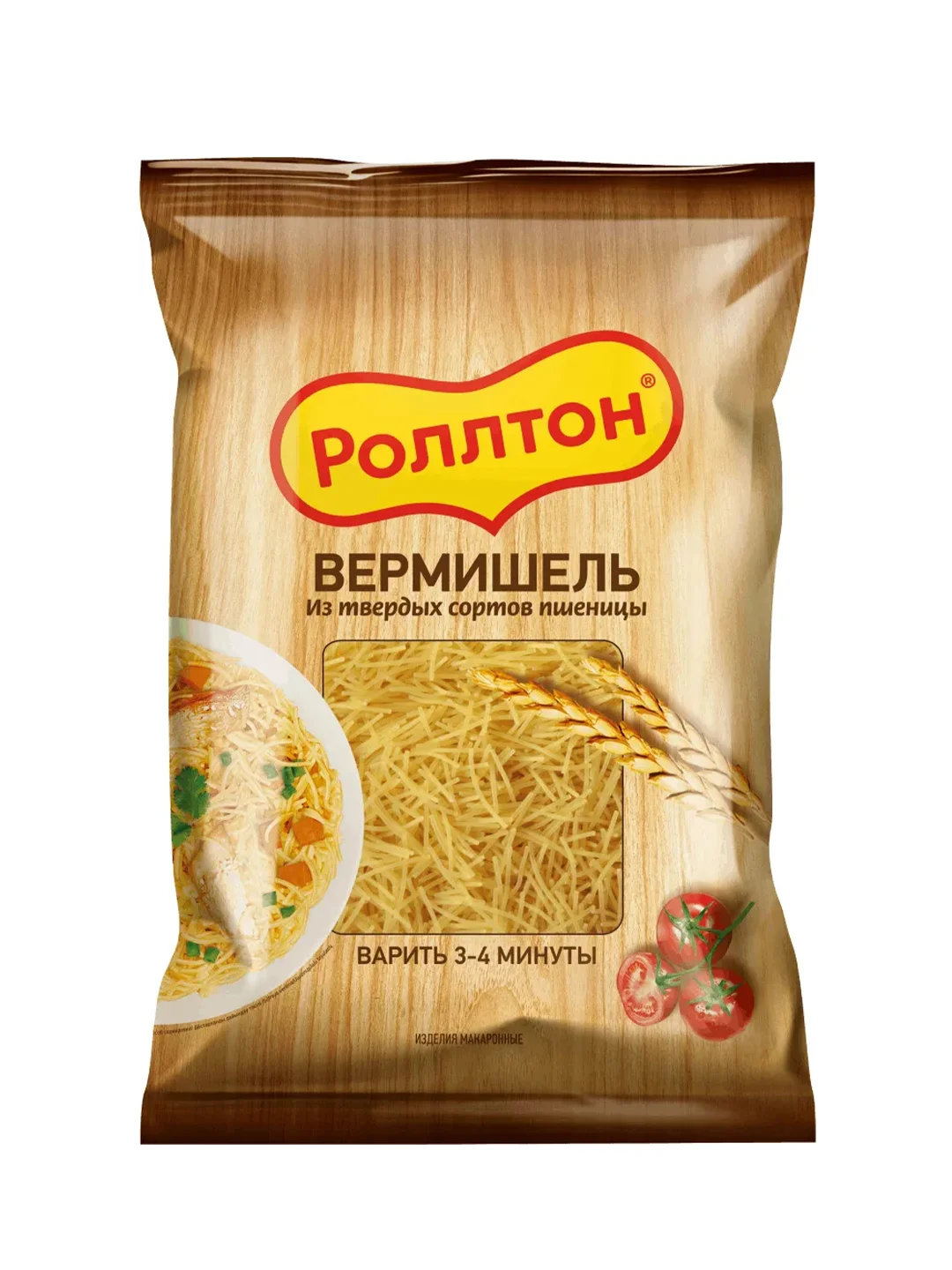 Вермишель Роллтон из твердых сортов пшеницы, 400г