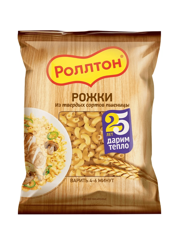 Макаронные изделия Роллтон Рожки, 400г