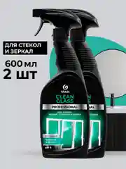Очиститель стекол и зеркал GRASS Professional, 600 мл, 2 шт
