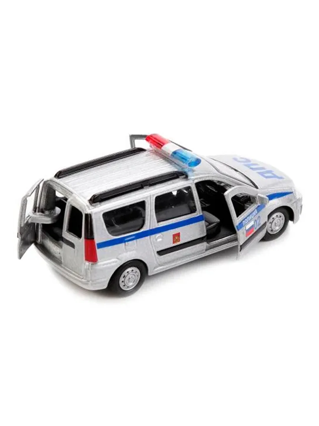 Модель полицейской машины ТехноПарк Lada Largus, 12 см