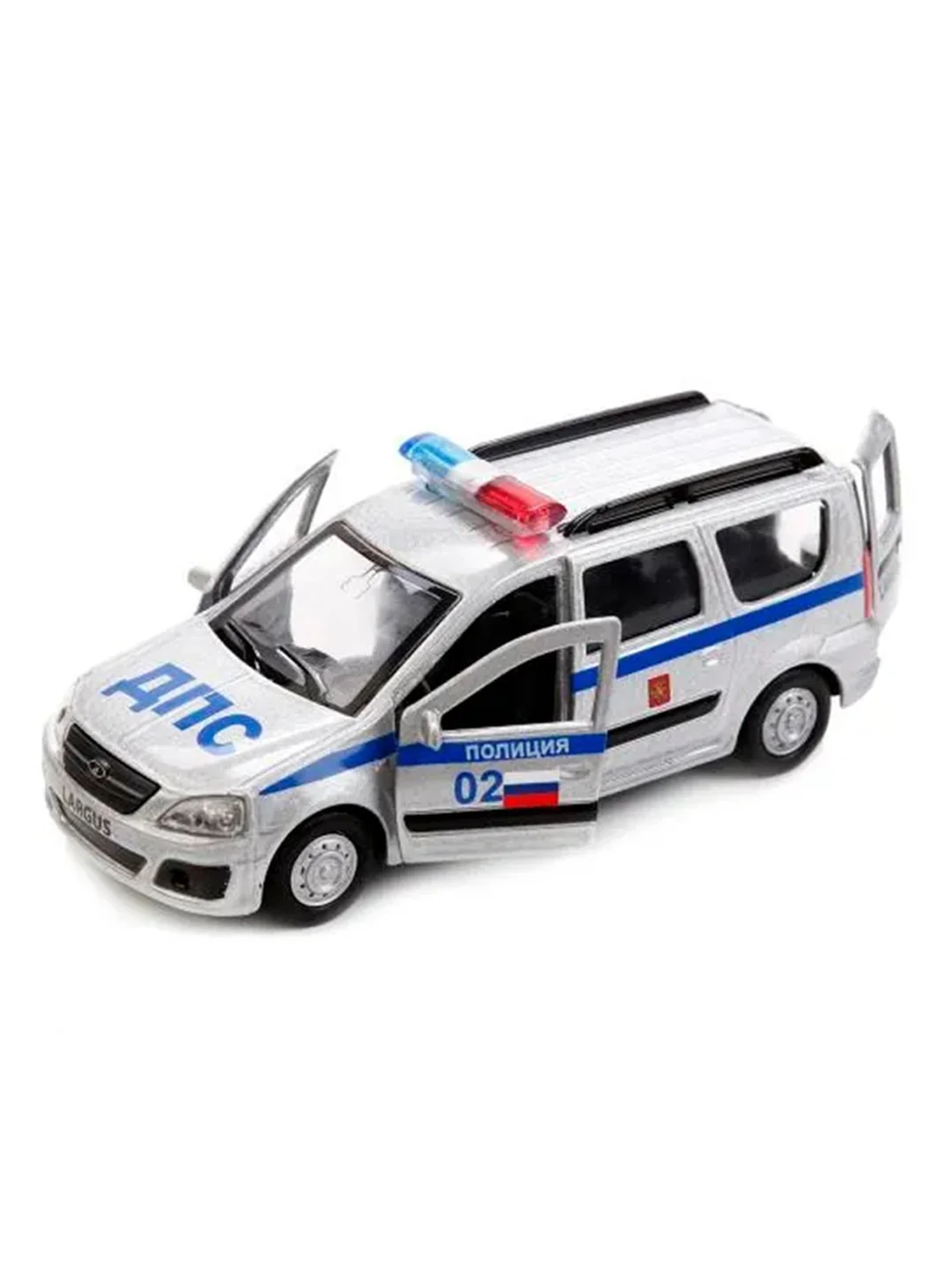 Модель полицейской машины ТехноПарк Lada Largus, 12 см