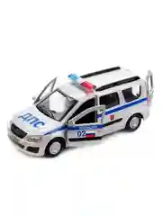 Модель полицейской машины ТехноПарк Lada Largus, 12 см