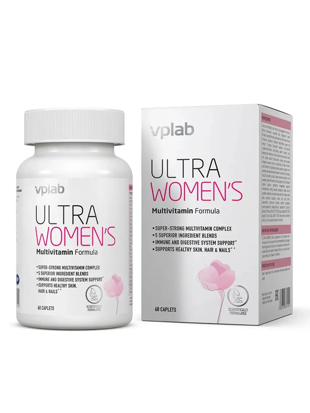 Vplab Ultra Women's Multivitamin Formula, Витаминно-минеральный комплекс для женщин, 60 шт