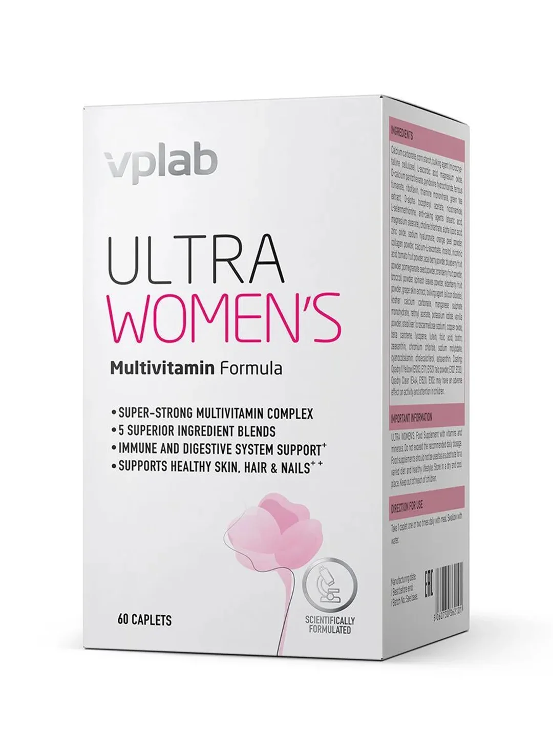 Vplab Ultra Women's Multivitamin Formula, Витаминно-минеральный комплекс для женщин, 60 шт