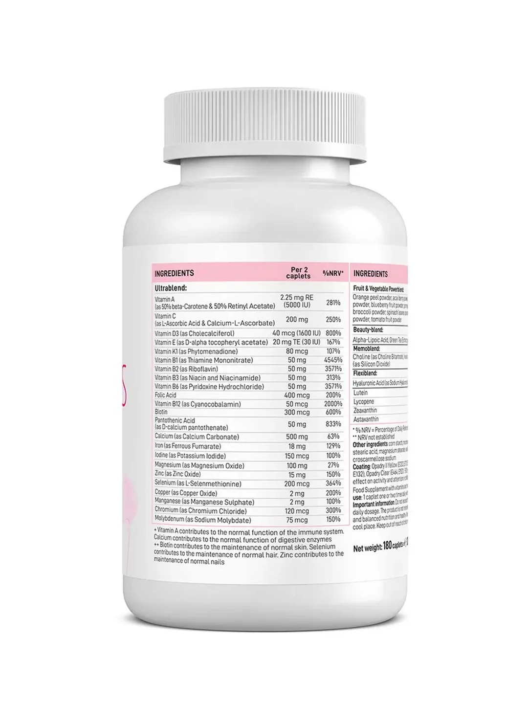 VPLAB Ultra Women's Multivitamin Formula, Мультивитамины для женщин, 180 каплет