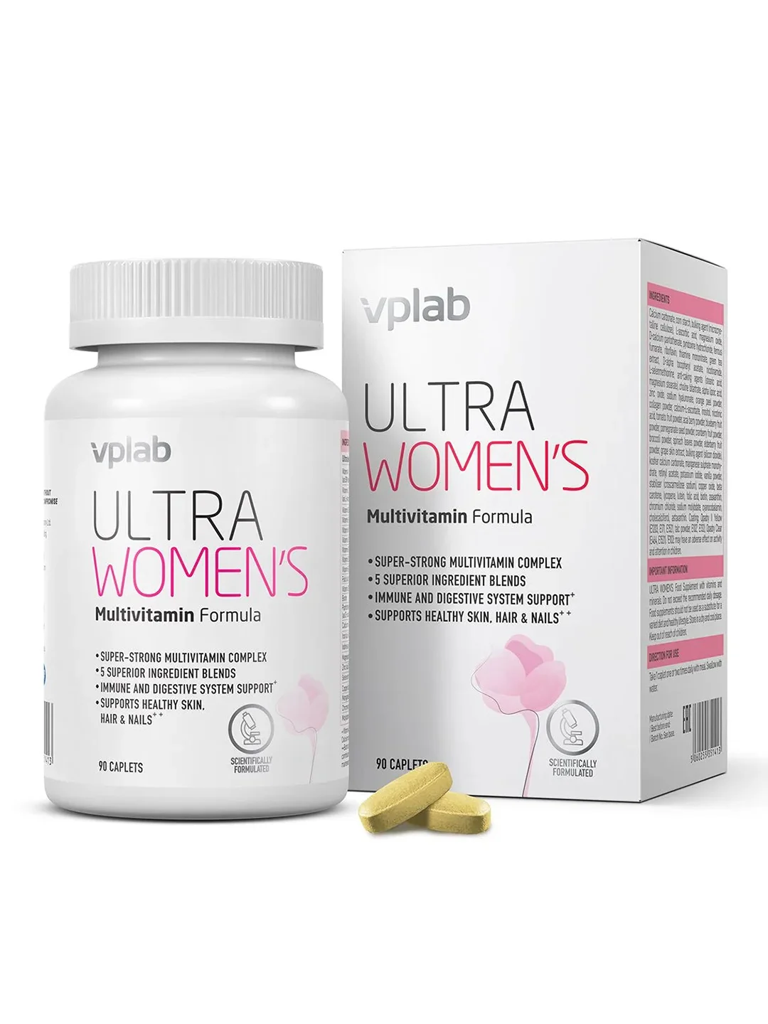 VPLAB Ultra Women's Multivitamin Formula, Мультивитамины для женщин, 180 каплет