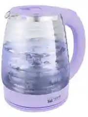 Сиреневый чайник электрический HOME ELEMENT HE-KT2307 стеклянный с подсветкой/ электрочайник 2л