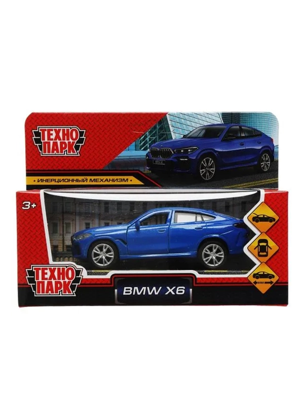 Металлическая модель Технопарк BMW X6, 12 см