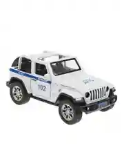 Металлическая модель ТехноПарк Jeep Wrangler Rubicon. Полиция, 11 см