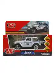 Металлическая модель ТехноПарк Jeep Wrangler Rubicon. Полиция, 11 см