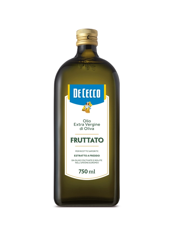 Масло оливковое нерафинированное De Cecco, ФРУТТАТО, 750мл