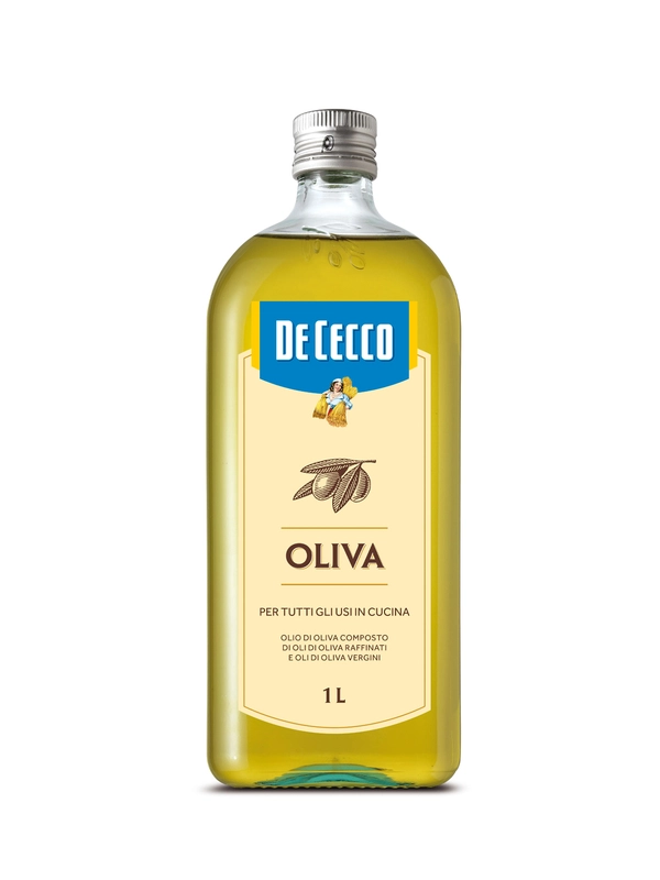 Масло оливковое рафинированное De Cecco, ОЛИО ДИ ОЛИВА, 1000мл