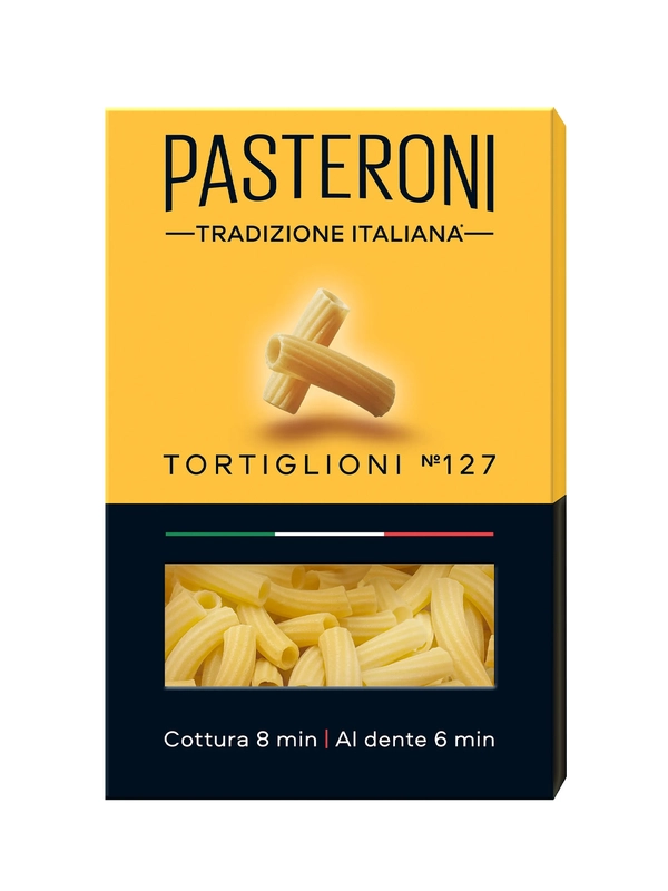 Макаронные изделия PASTERONI, Тортильони №127, 400г