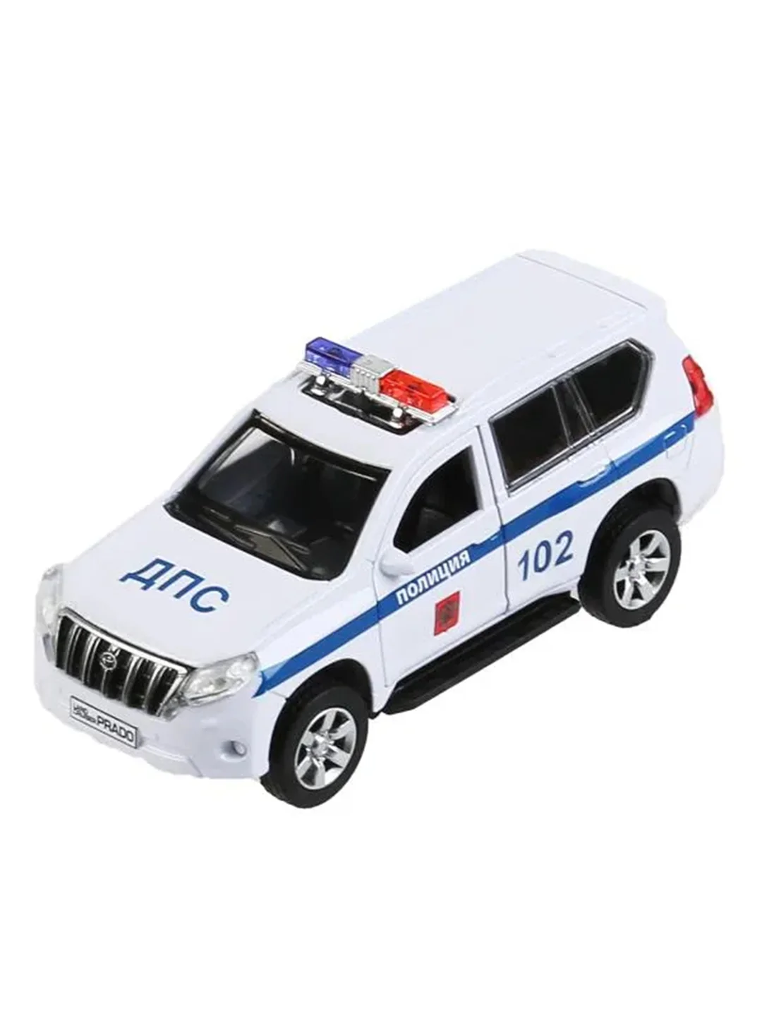 Металлическая модель ТехноПарк Toyota Land Cruiser Prado. Полиция, 12 см