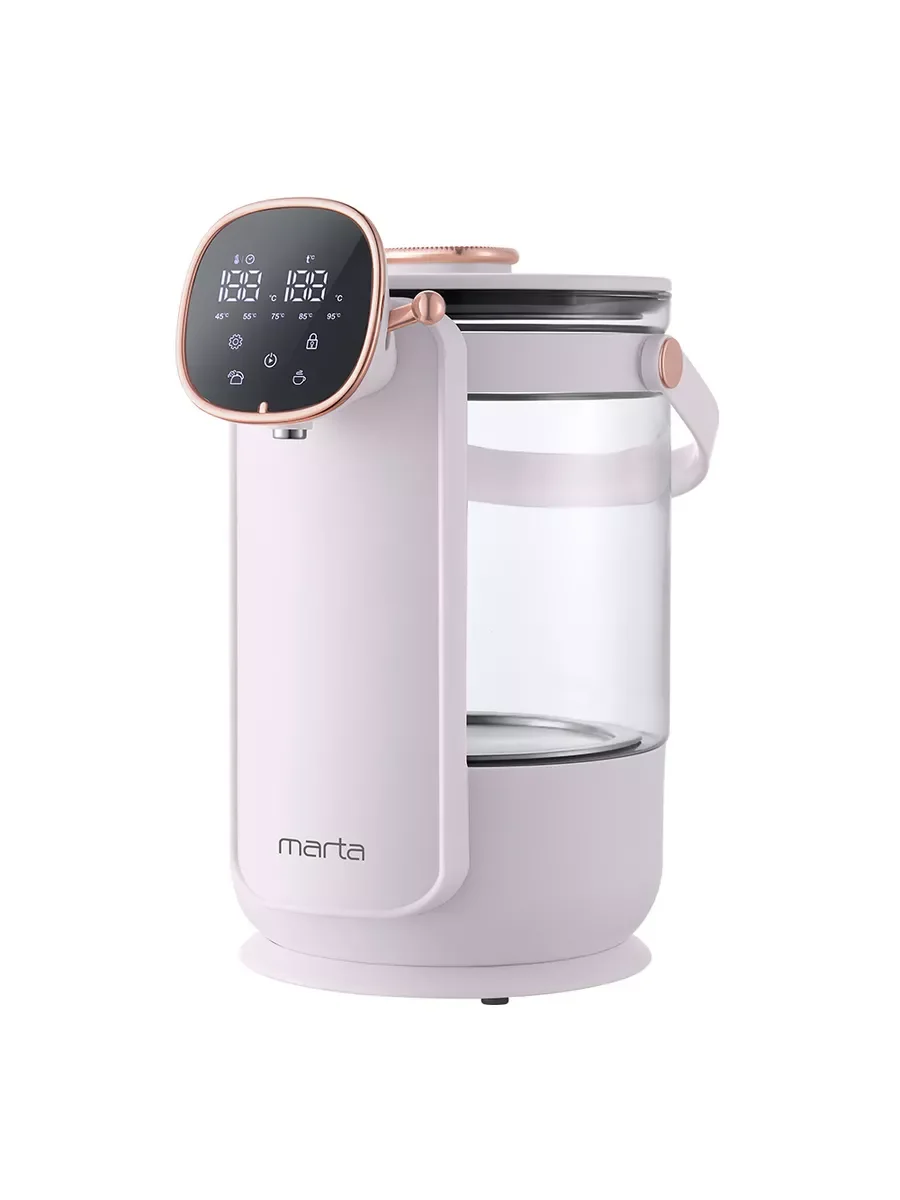 Розовый термопот MARTA MT-TP2004A нежно-розовый/розовое золото