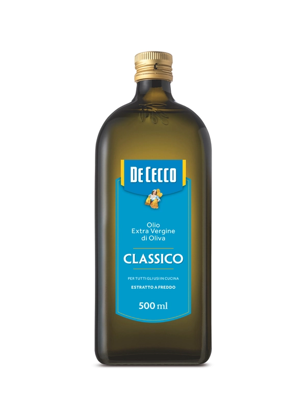 Масло оливковое нерафинированное De Cecco, КЛАССИКО, 500мл