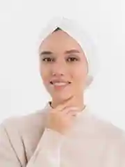 Белый шапочка тюрбан Калифорния женская