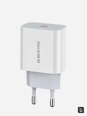 Зарядное устройство Borofone BA38A Plus (Type-C, 3A, PD20W, QC3.0+кабель для Apple iPhone)