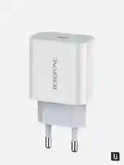 Зарядное устройство Borofone BA38A Plus (Type-C, 3A, PD20W, QC3.0+кабель для Apple iPhone)