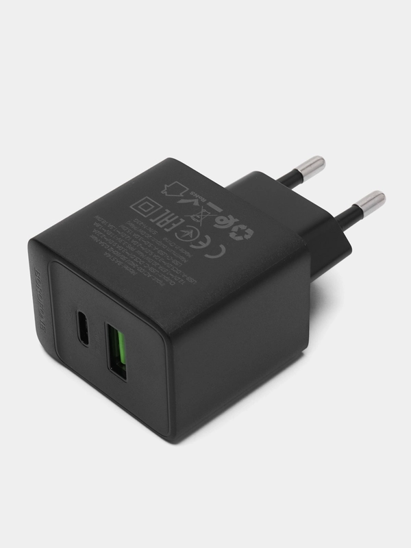 Сетевое зарядное устройство BOROFONE BAS14A (PD20W+QC3.0) + кабель для iPhone и Android