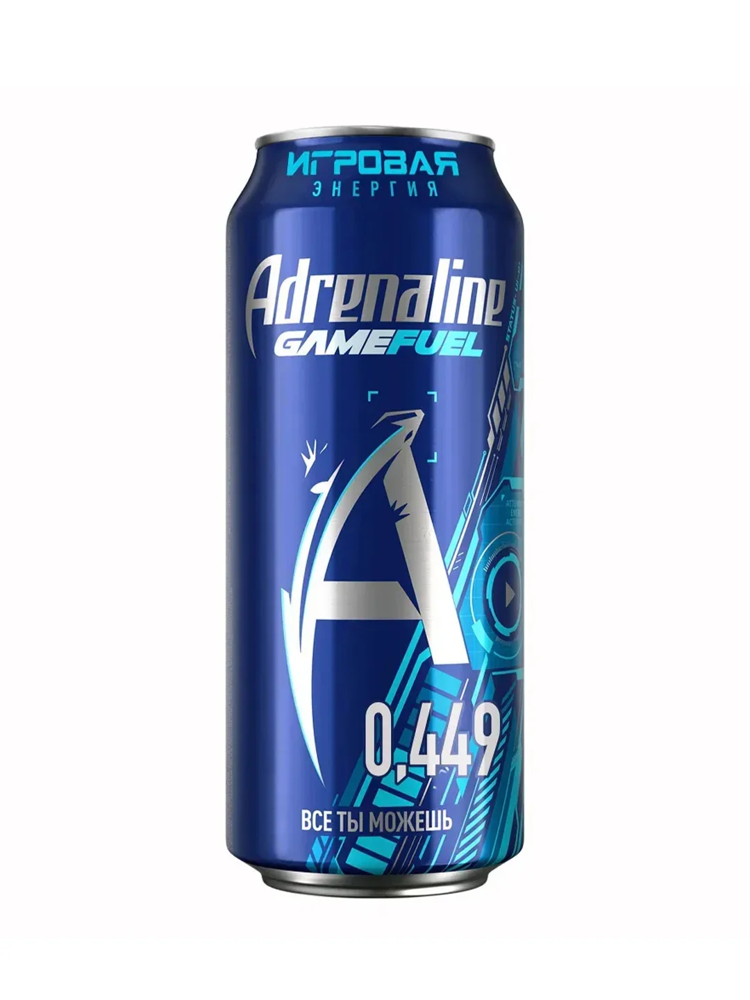 Энергетический напиток Adrenaline Rush Game Fuel Charged Candy, 449мл, ж/б