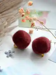 Вишнёвый бусины, подвески меховые, набор из 2 бусин, 20 цветов