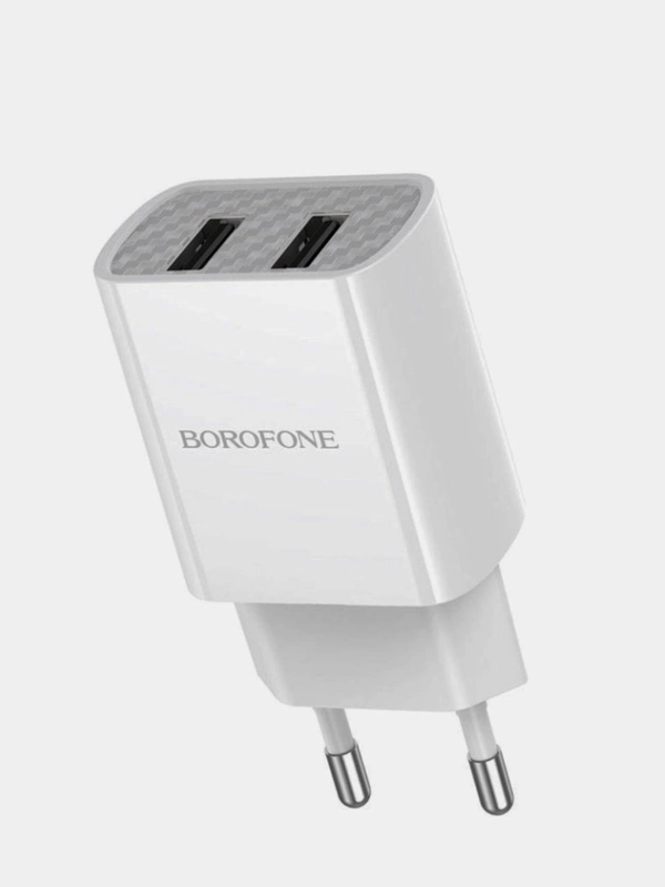 Зарядное устройство Borofone BA53A, 2 x USB, 1 m, Micro-USB / Type-C