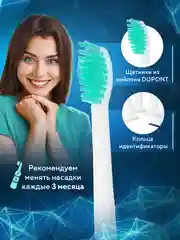 Насадки для электрической зубной щетки Philips Sonicare и других