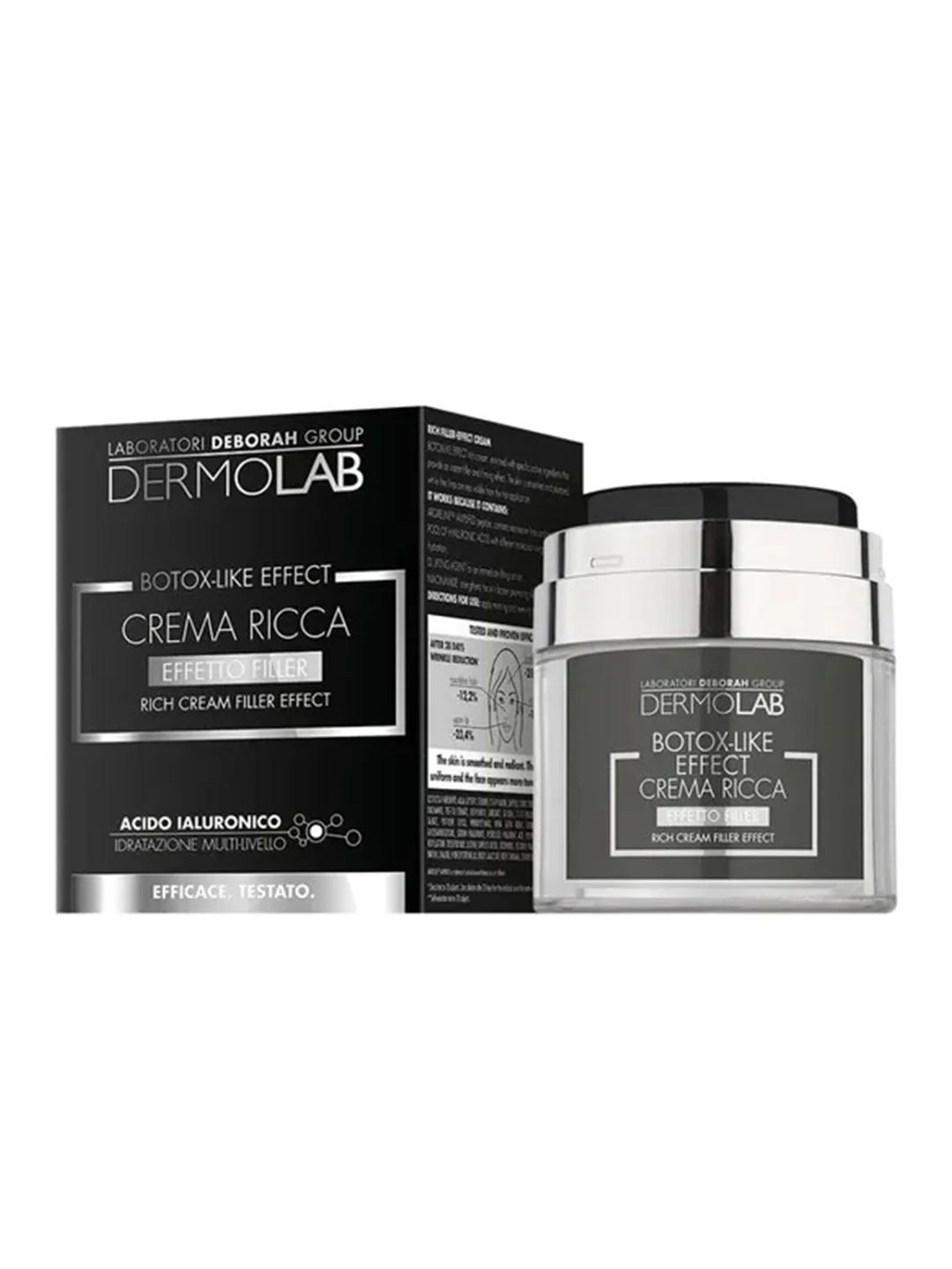DEBORAH DERMOLAB Крем-филлер насыщенный антивозрастной BOTOX-LIKE EFFECT, 50 мл