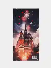 Открытка "С Новым годом" с текстом внутри