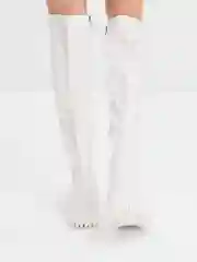 Прозрачный женские зимние сапоги , высокие