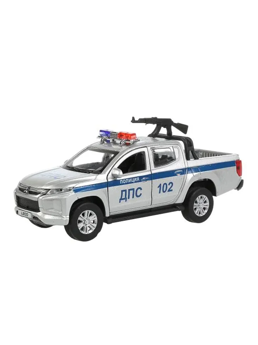 Коллекционная металлическая модель Технопарк "Mitsubishi L200 Pickup. Полиция", 13 см