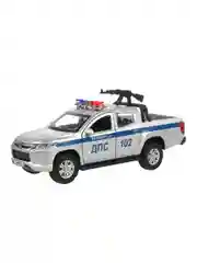 Коллекционная металлическая модель Технопарк "Mitsubishi L200 Pickup. Полиция", 13 см