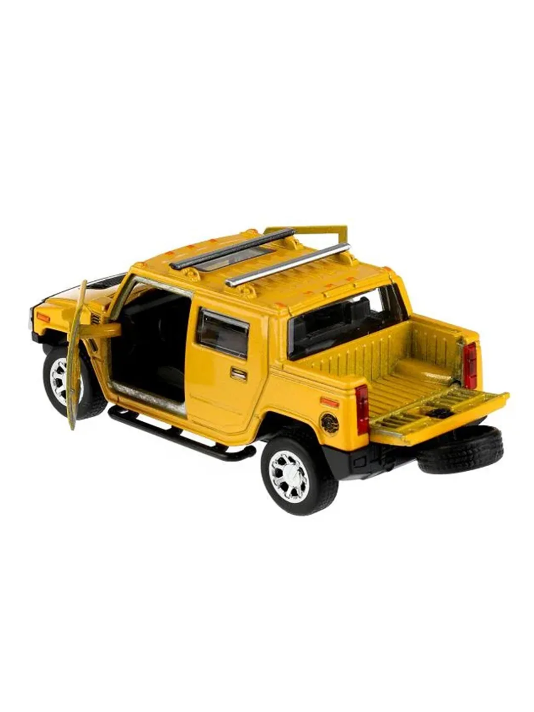 Металлическая инерционная модель Технопарк Hummer H2 Pickup, 12 см