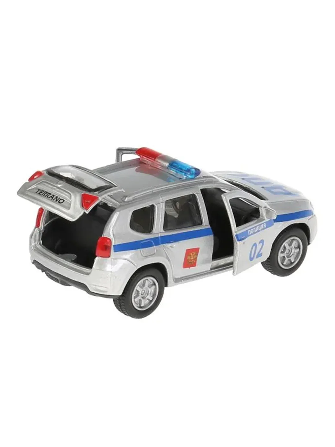 Металлическая машинка ТехноПарк Nissan Terrano, 12 см