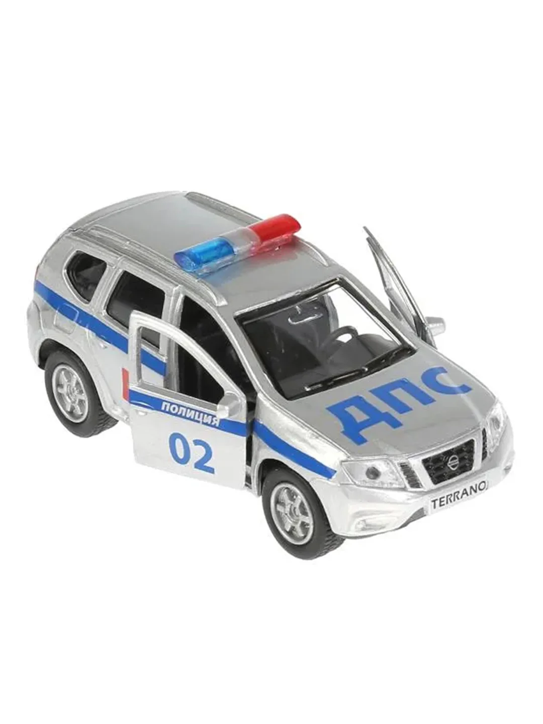 Металлическая машинка ТехноПарк Nissan Terrano, 12 см