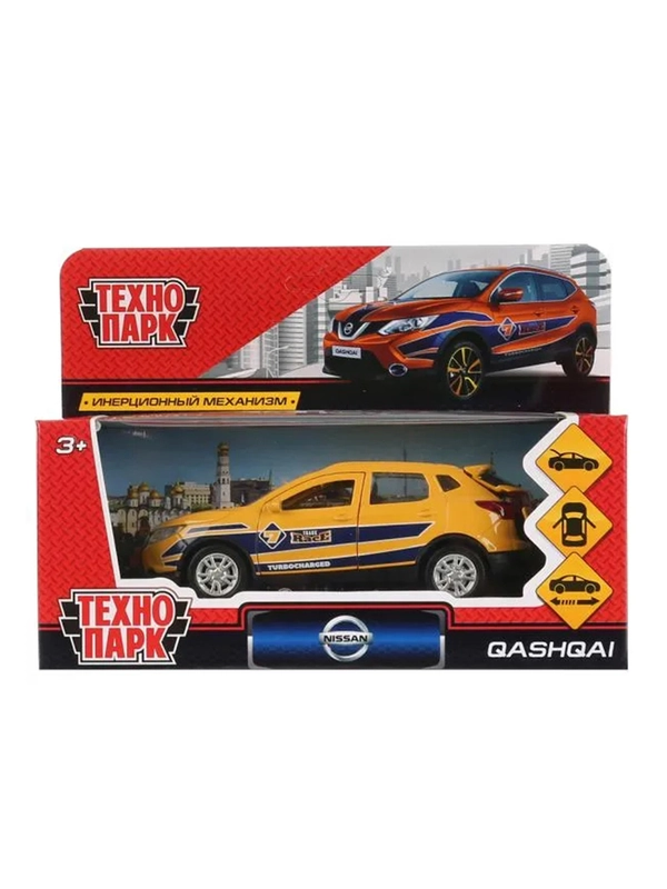 Металлическая модель Технопарк "Nissan Qashqai. Спорт", 12 см