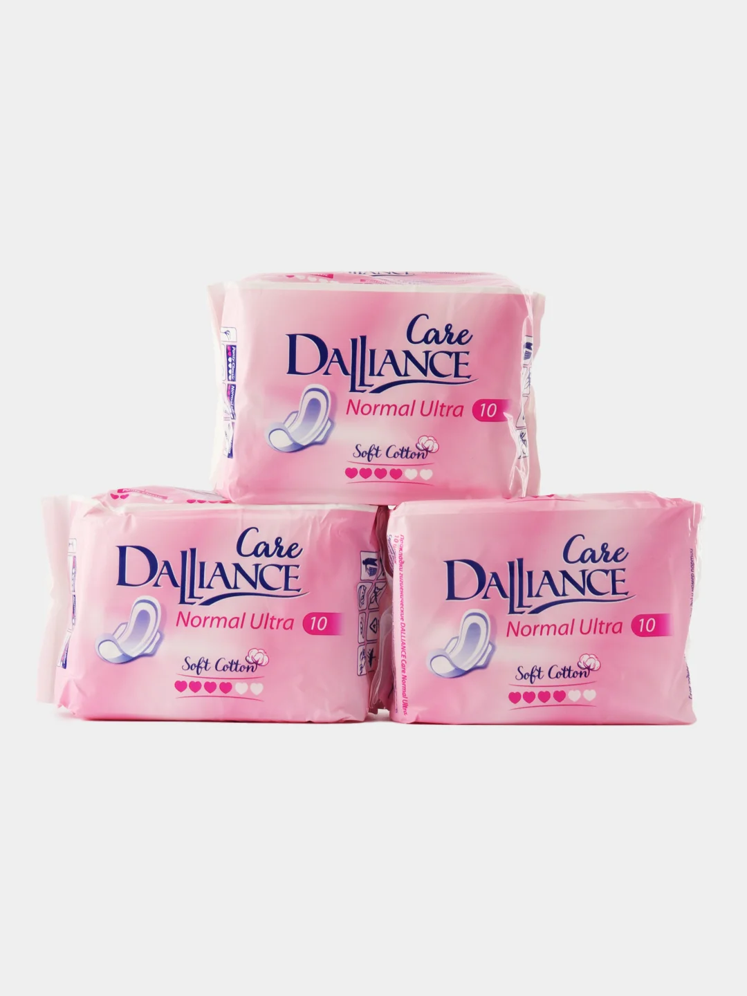 Розовый прокладки гигиенические DALLIANCE 3 пачки