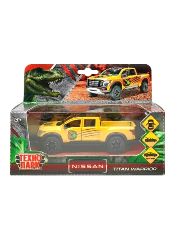 Металлическая модель ТехноПарк Nissan Titan Warrior. Динозавры, 12,5 см