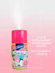 Розовый сменный баллон для автоматического освежителя воздуха Chirton Fresh Line, 250 мл