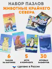 Набор пазлы деревянные для малышей