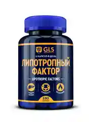 БАД к пище "Липотропный фактор GLS", 180 капсул по 450 мг