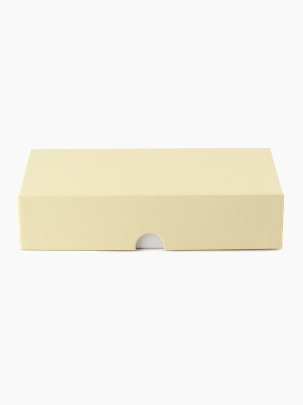 Подарочная коробка , 21.5 x 10.5 x 5 см. "Радуга", бежевый, белый