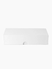Подарочная коробка , 21.5 x 10.5 x 5 см. "Радуга", белый