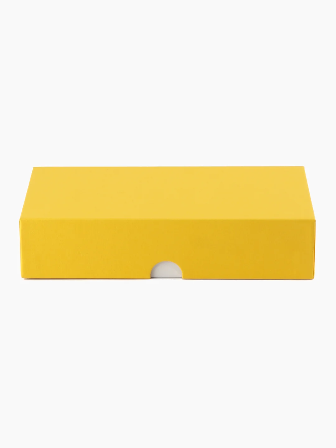 Подарочная коробка , 21.5 x 10.5 x 5 см. "Радуга", желтый, белый