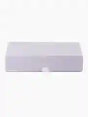 Подарочная коробка , 21.5 x 10.5 x 5 см. "Радуга", лиловый, белый
