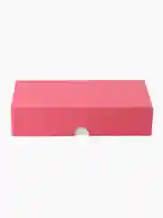 Подарочная коробка , 21.5 x 10.5 x 5 см. "Радуга", розовый, белый