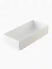 Подарочная коробка , 21.5 x 10.5 x 5 см. "Радуга", серый, белый