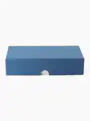 Подарочная коробка , 21.5 x 10.5 x 5 см. "Радуга", синий, белый
