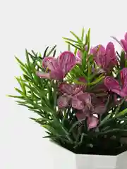 Аметистовый искусственные цветы в горшке, 17 см, цветочная композиция в горшке